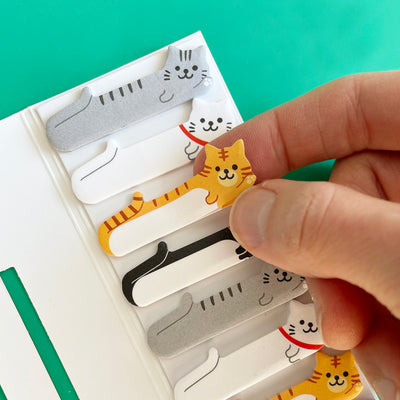 Set of Cat Sticky Tab Notes