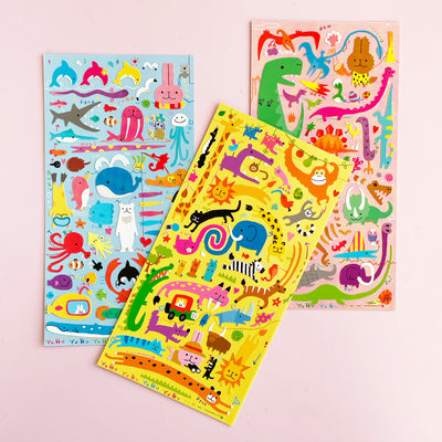 Colorful Animal Stickers
