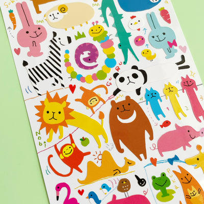 Colorful Animal Stickers