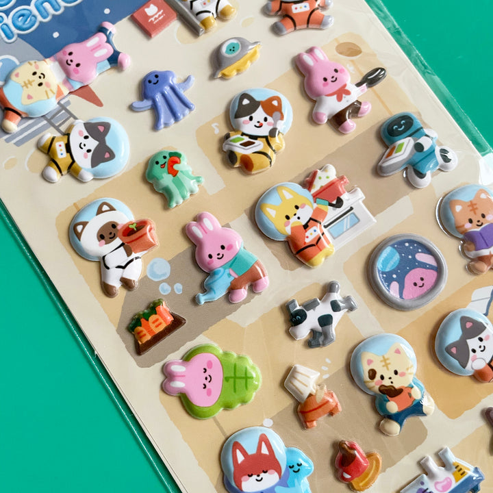 Dolly Friends Puffy Stickers