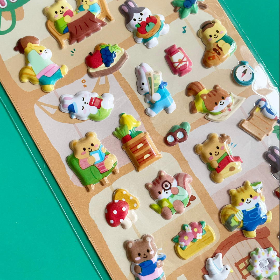 Dolly Friends Puffy Stickers