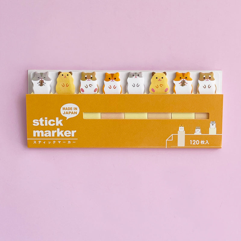 Set of Hamster Sticky Tab Notes