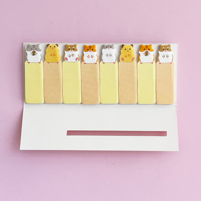 Set of Hamster Sticky Tab Notes