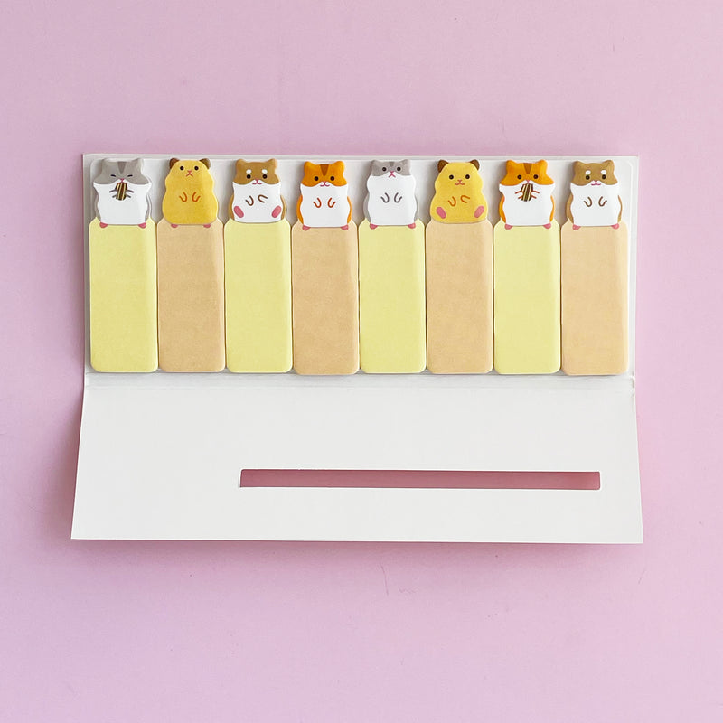 Set of Hamster Sticky Tab Notes