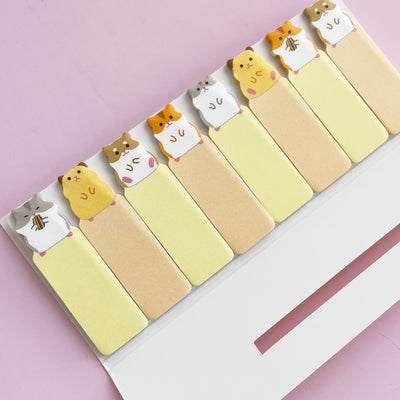 Set of Hamster Sticky Tab Notes