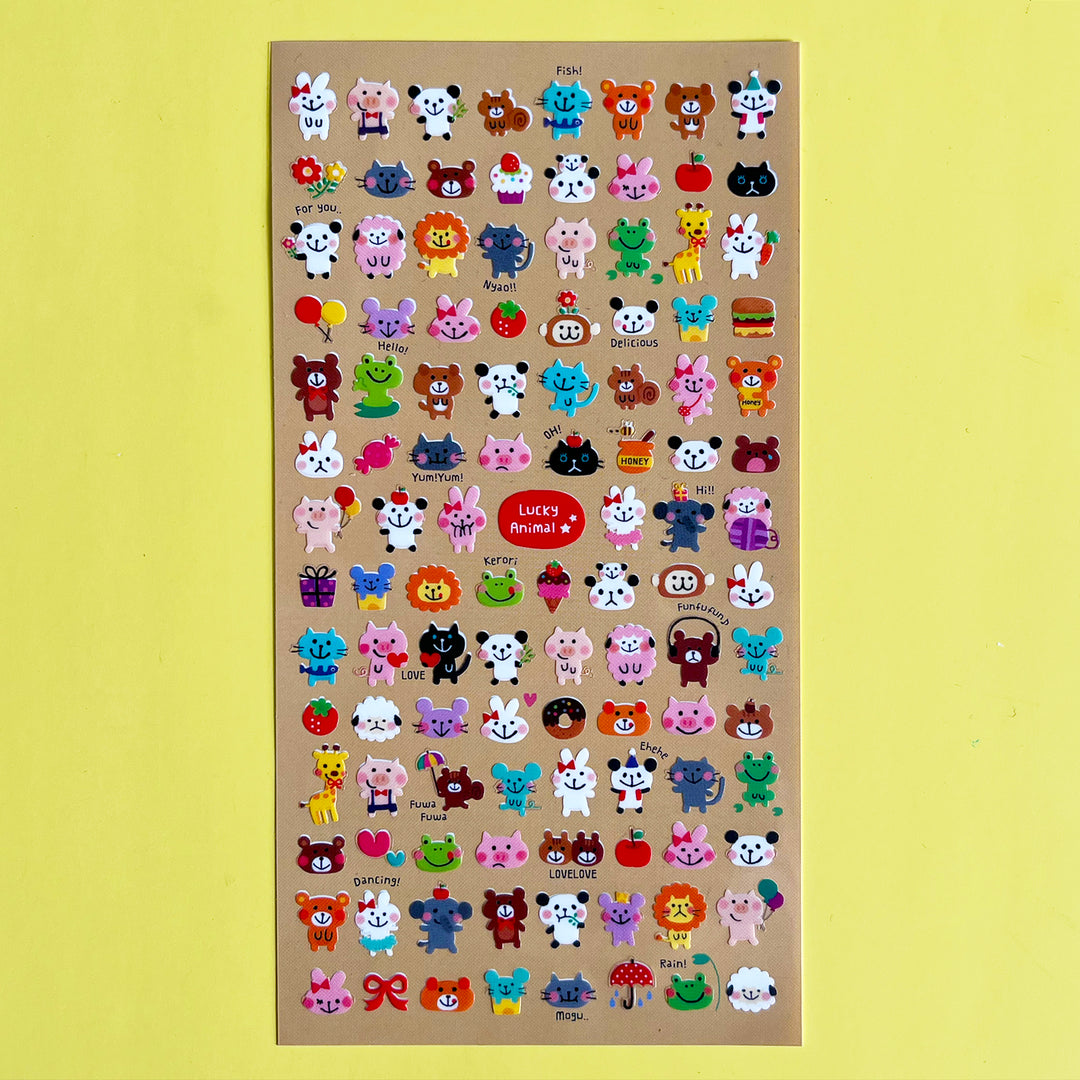 Lucky Animal Stickers
