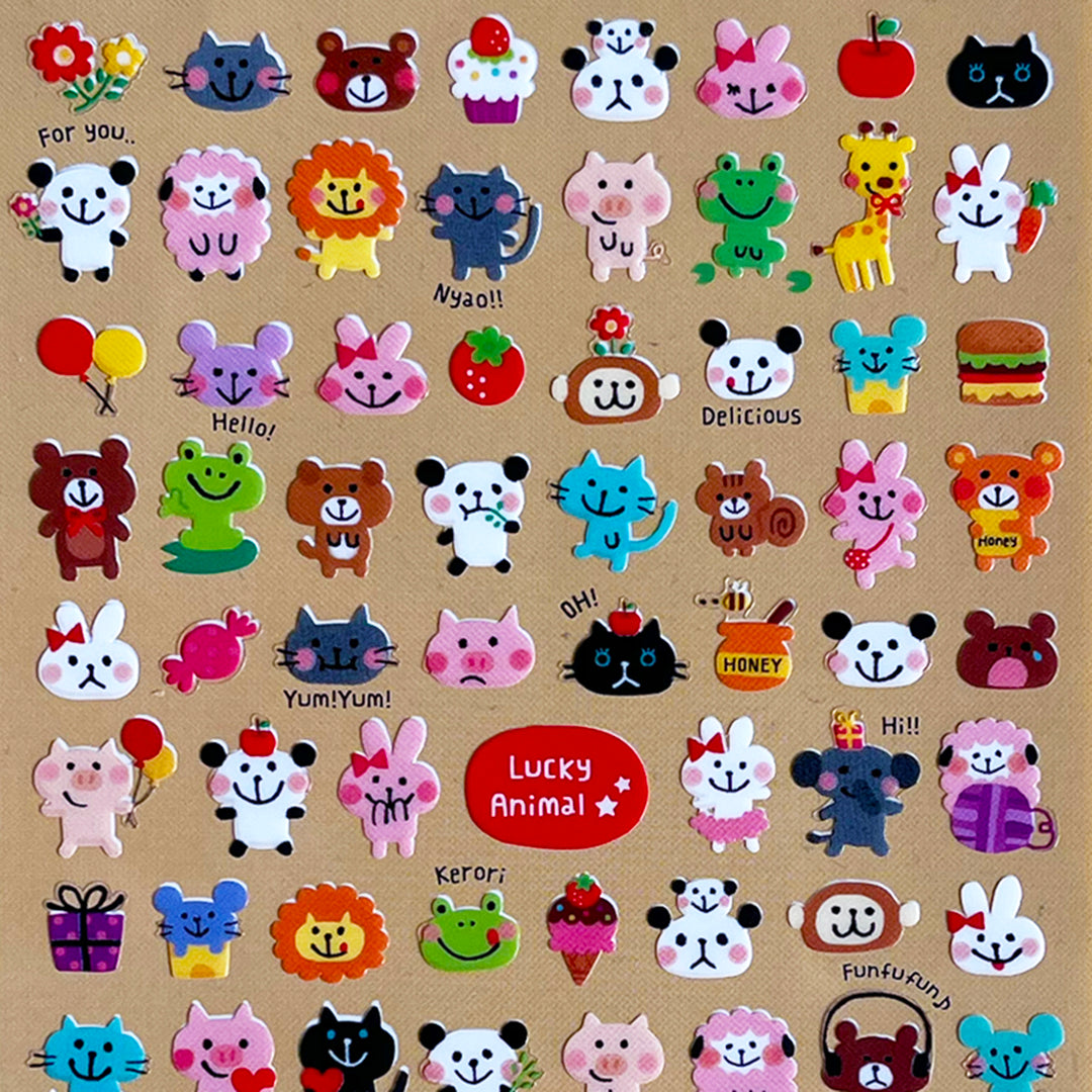 Lucky Animal Stickers