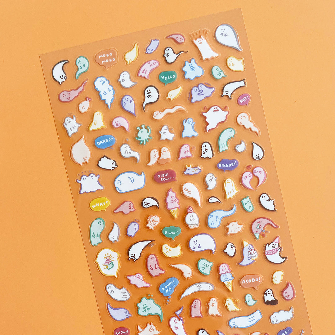 Gitchiri Obake Ghost Stickers