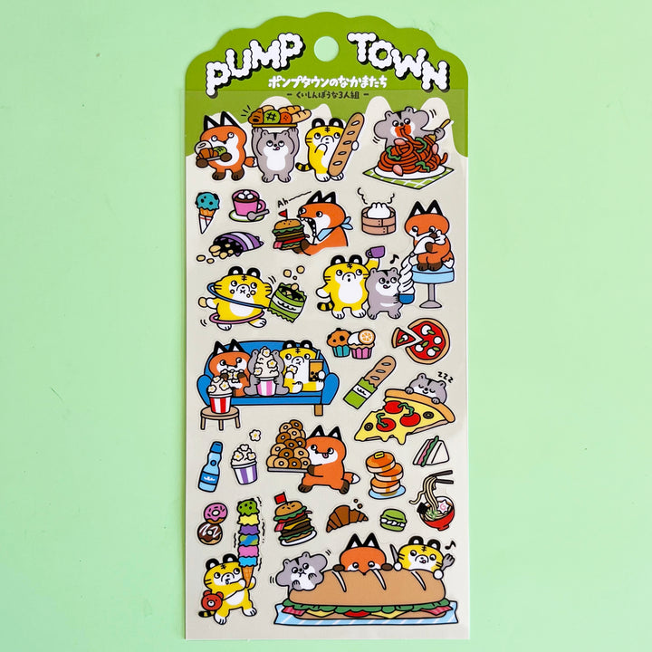 Pump Town Sticker Sheet
