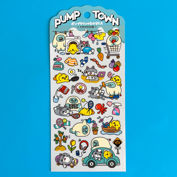 Pump Town Sticker Sheet