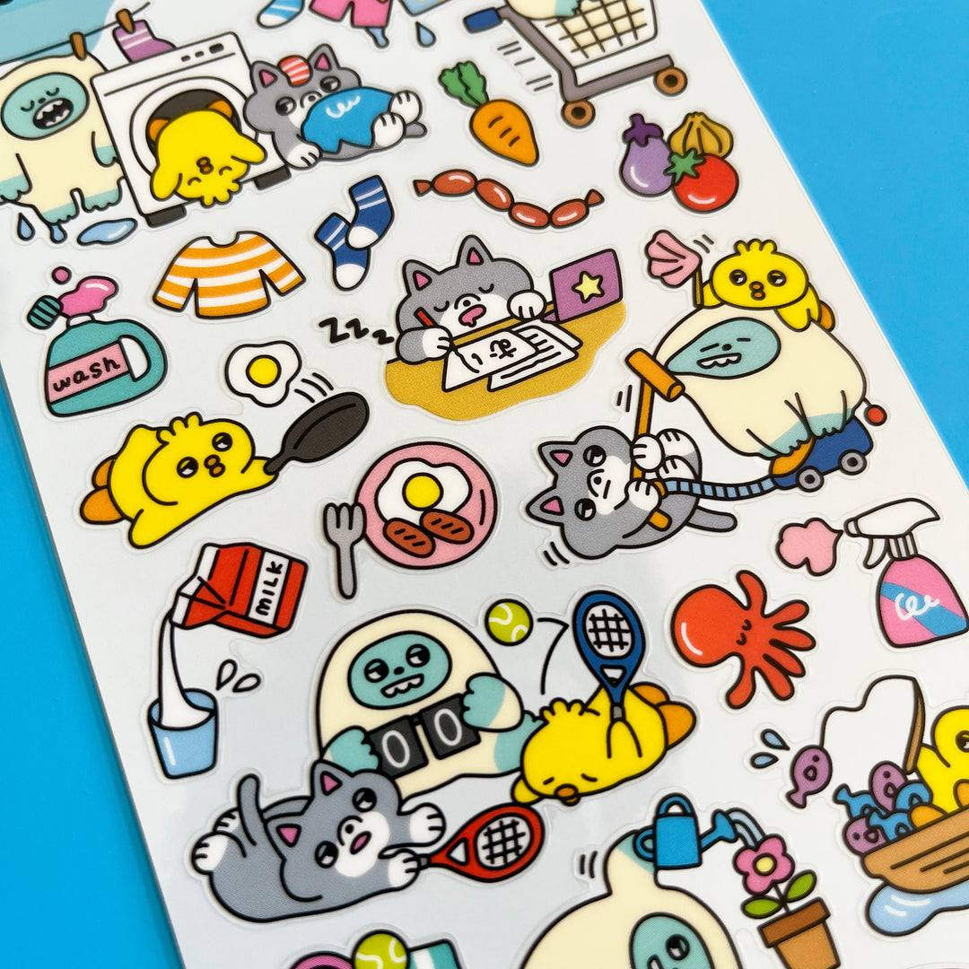 Pump Town Sticker Sheet