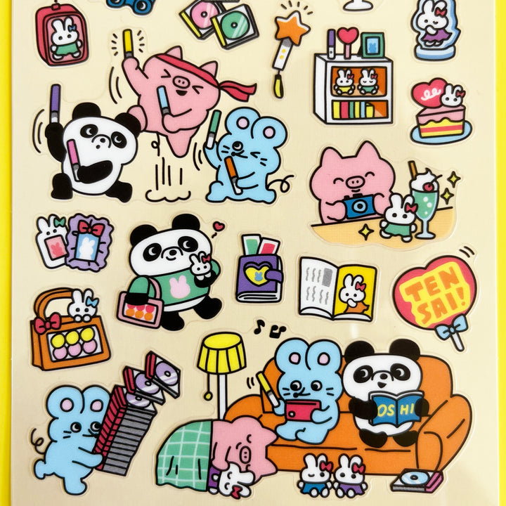 Pump Town Sticker Sheet