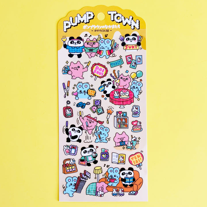 Pump Town Sticker Sheet