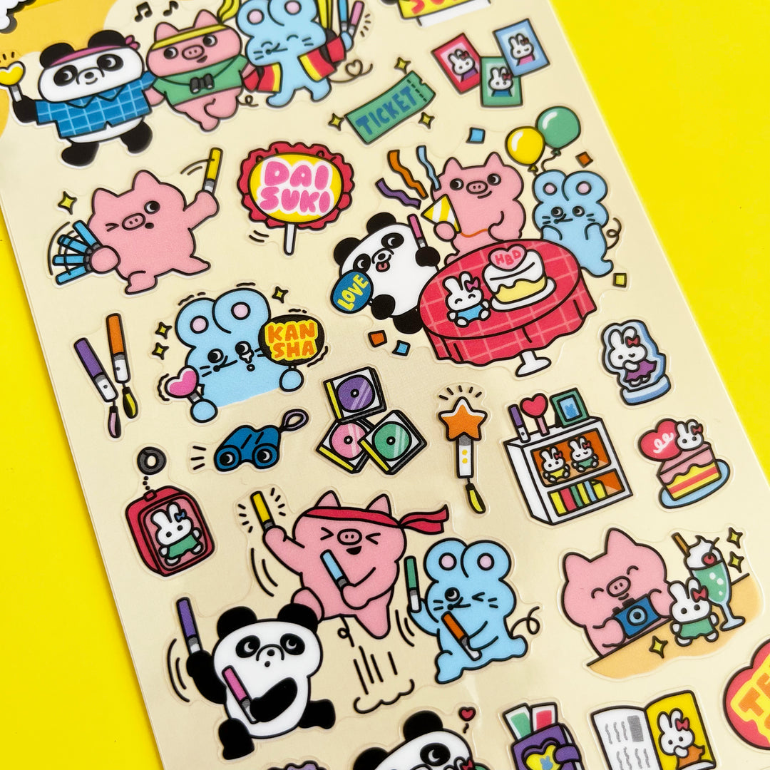 Pump Town Sticker Sheet