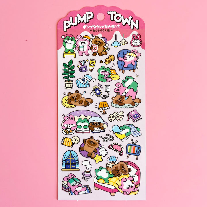 Pump Town Sticker Sheet