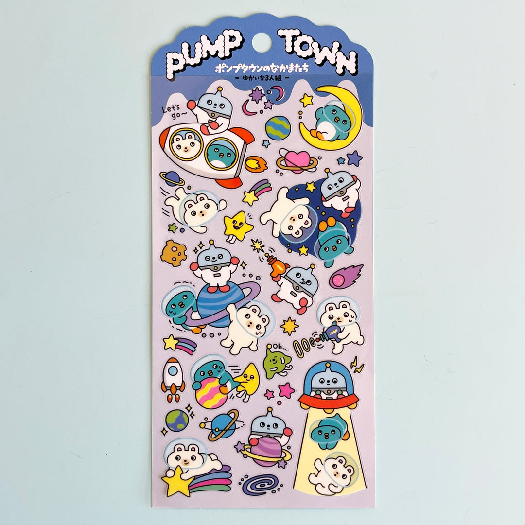 Pump Town Sticker Sheet
