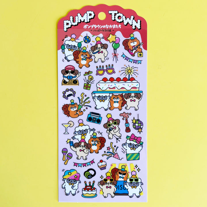 Pump Town Sticker Sheet