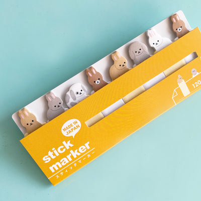 Set of Rabbit Sticky Tab Notes