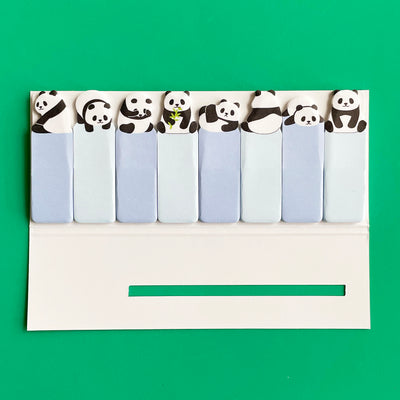 Set of Panda Sticky Tab Notes