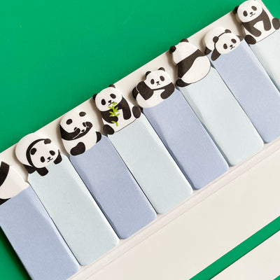 Set of Panda Sticky Tab Notes