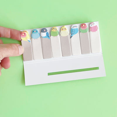 Set of Parakeet Sticky Tab Notes