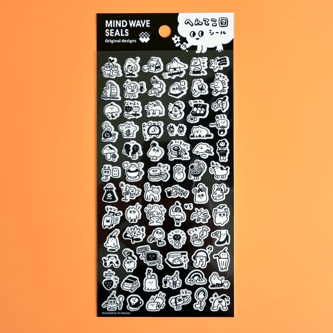 Strange Things Black and White Sticker Sheet