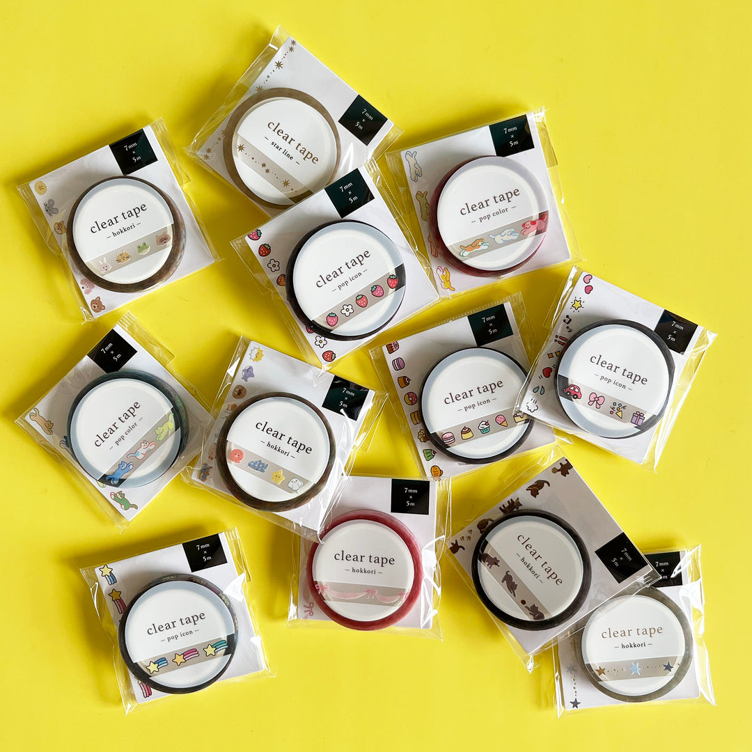 Super Thin Clear Washi Tape
