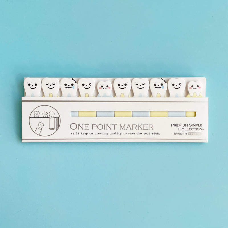 Mini Tooth Sticky Tab Notes