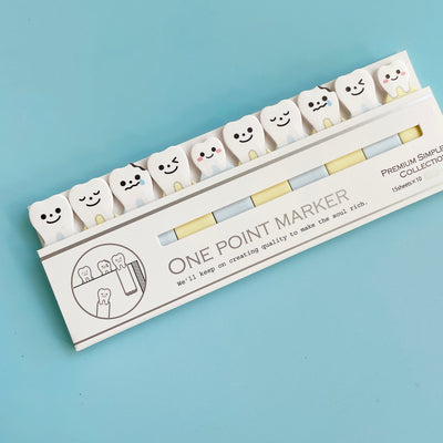 Mini Tooth Sticky Tab Notes