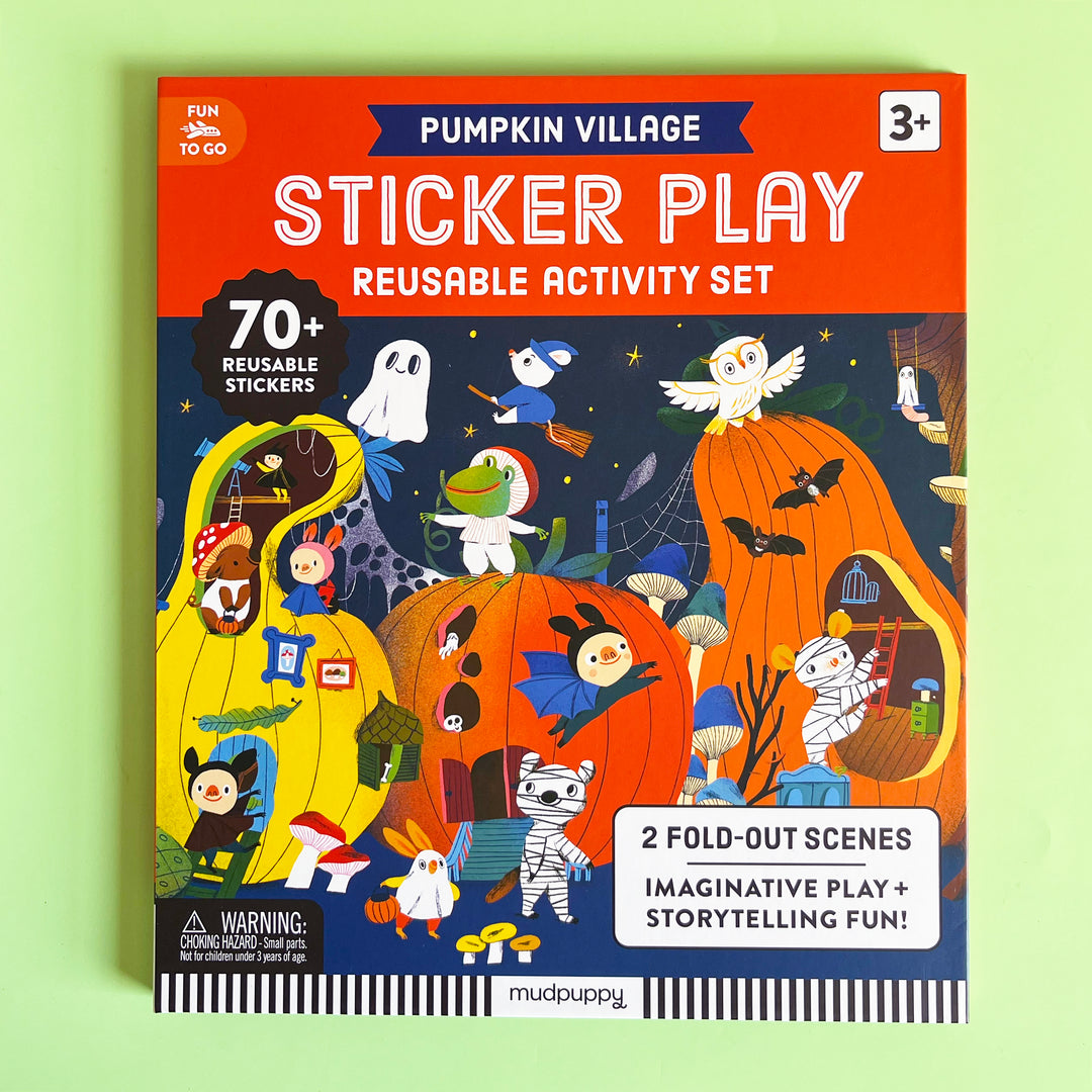Pumpkin Village Sticker Play