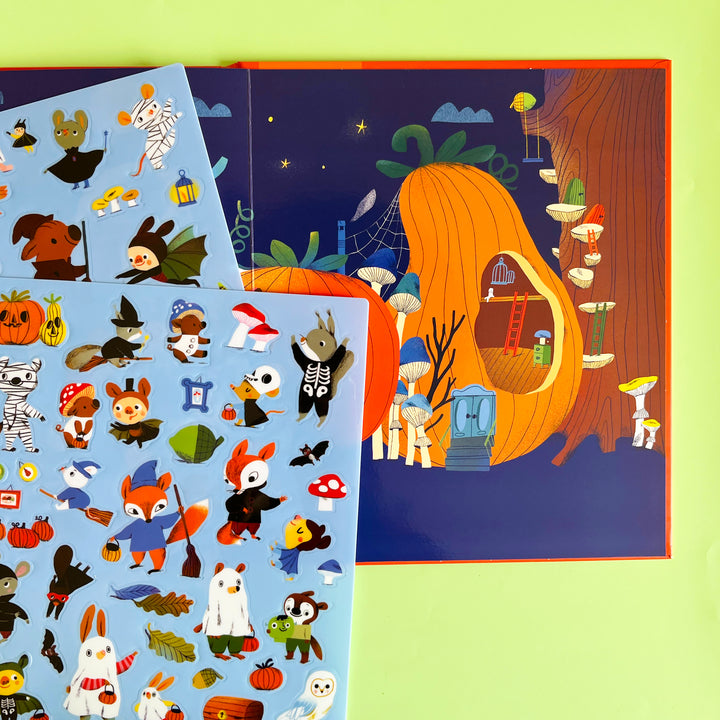 Pumpkin Village Sticker Play