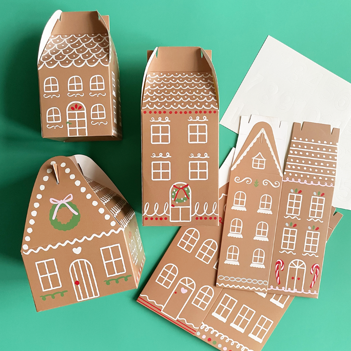 Gingerbread House Fillable Advent Calendar