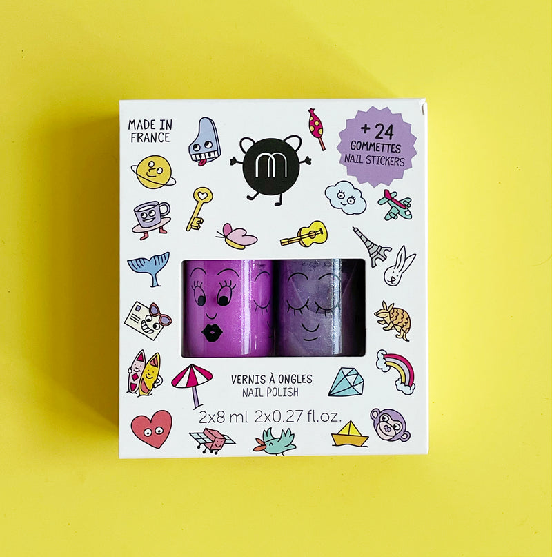 Nail Polish and Sticker Gift Set