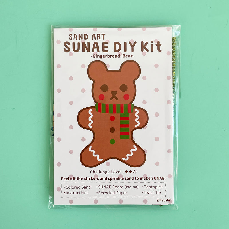 Gingerbread Bear Sand Art Kit