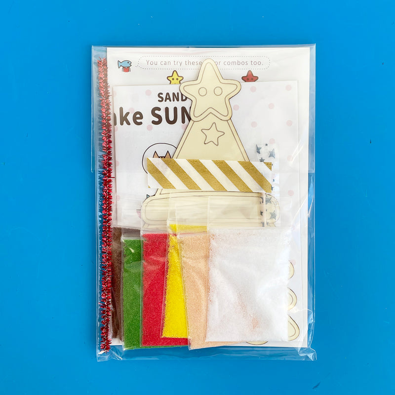 Santa Tree Sand Art Kit