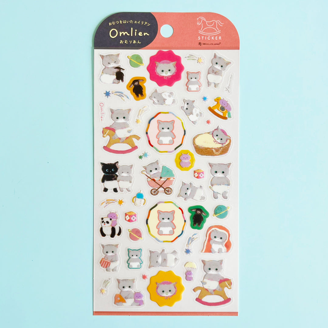 Baby Animal Sticker Sheet