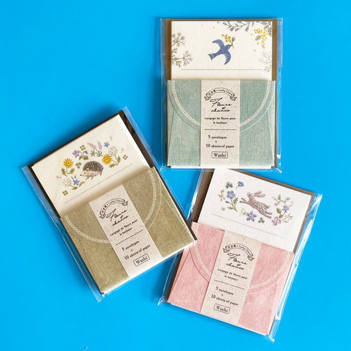 Fleurs et Chance Little Letter Set