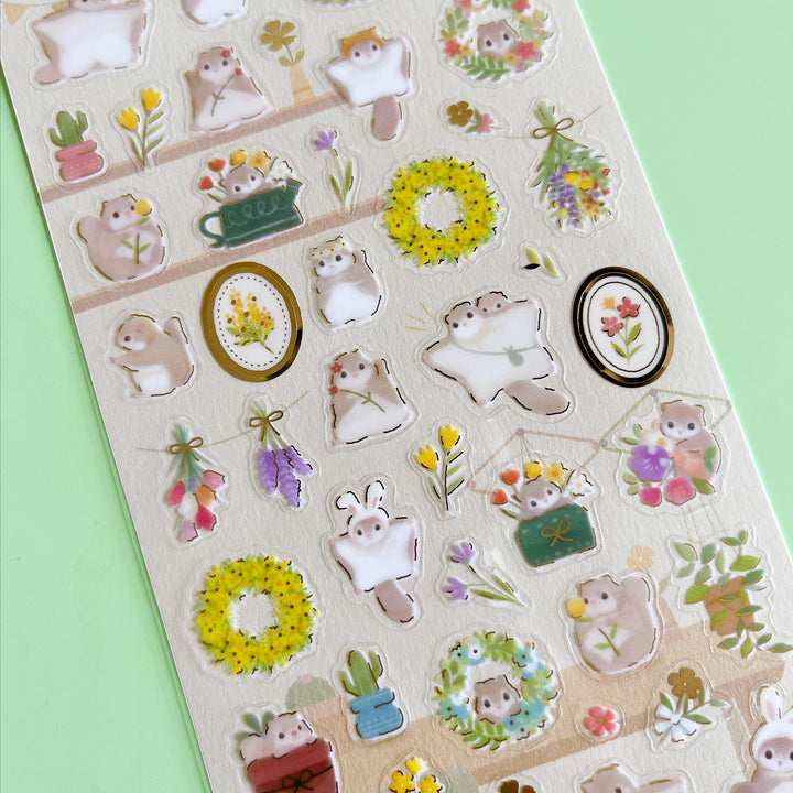 Mini Animal Sticker Sheet
