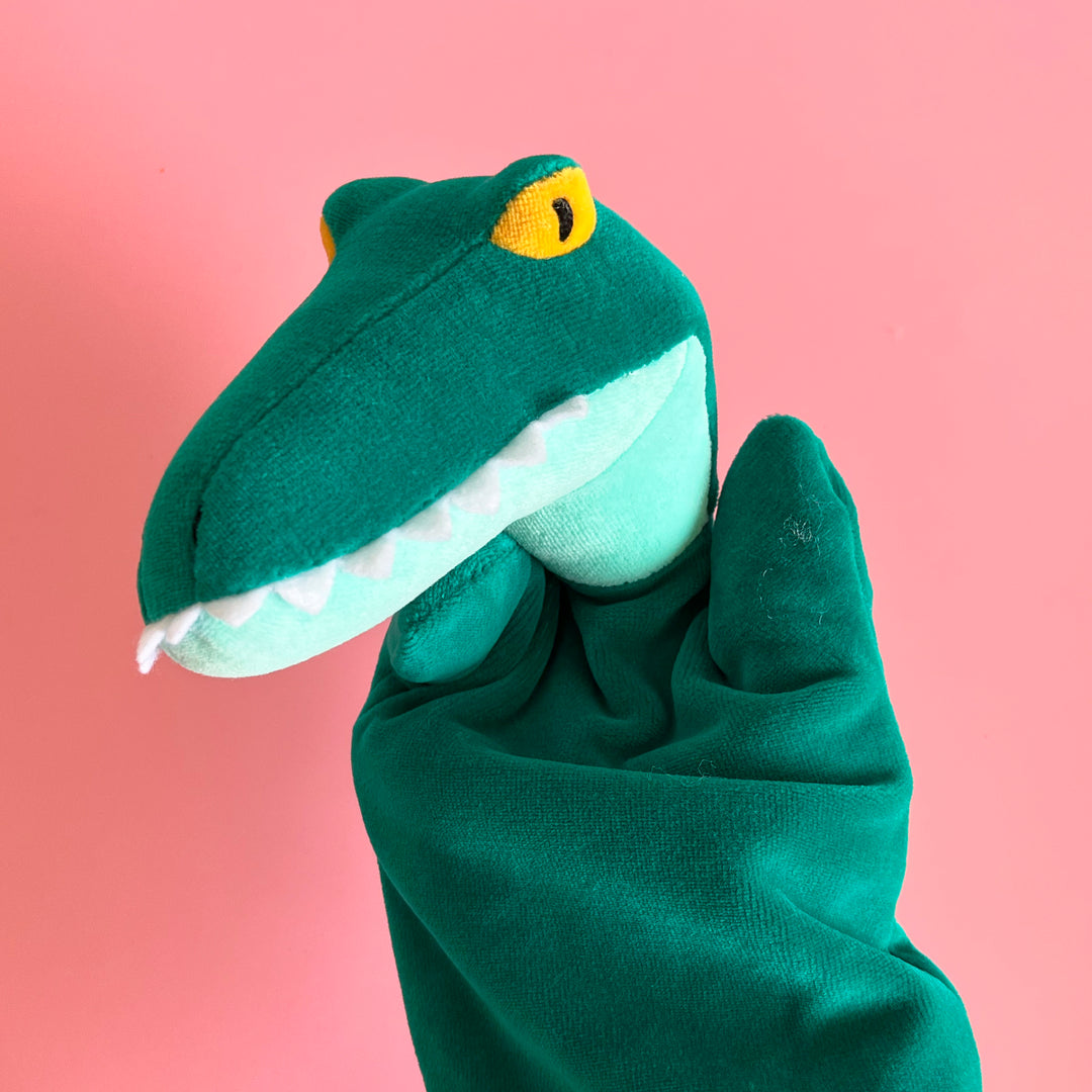Crocodile Velour Hand Puppet