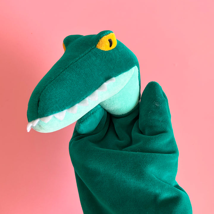 Crocodile Velour Hand Puppet