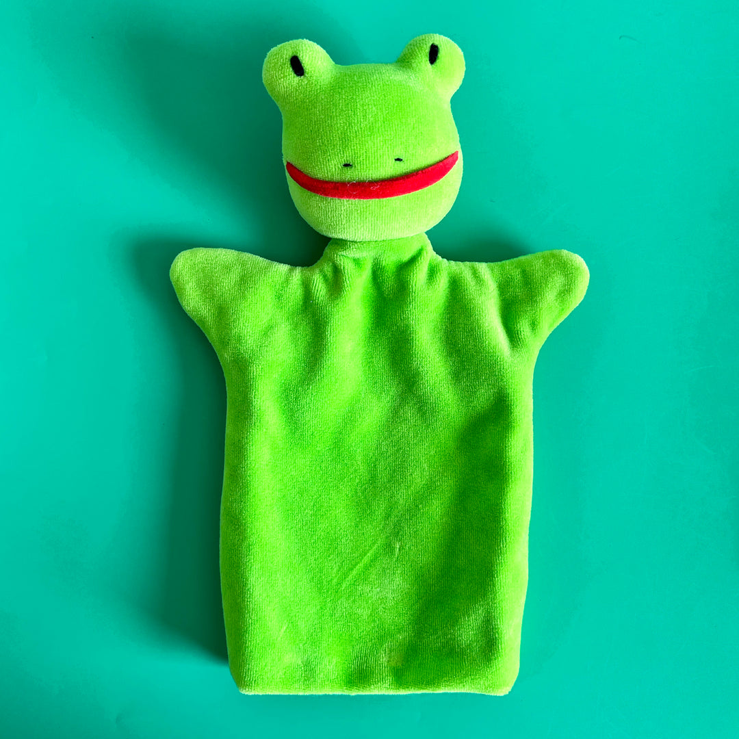 Frog Velour Hand Puppet