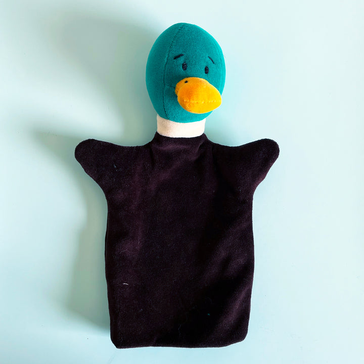 Mallard Duck Velour Hand Puppet