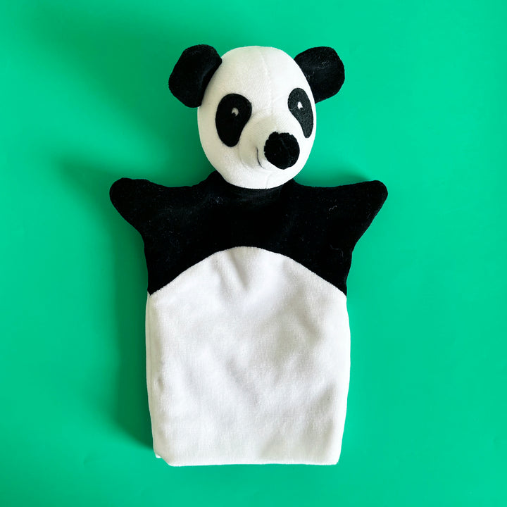 Panda Velour Hand Puppet