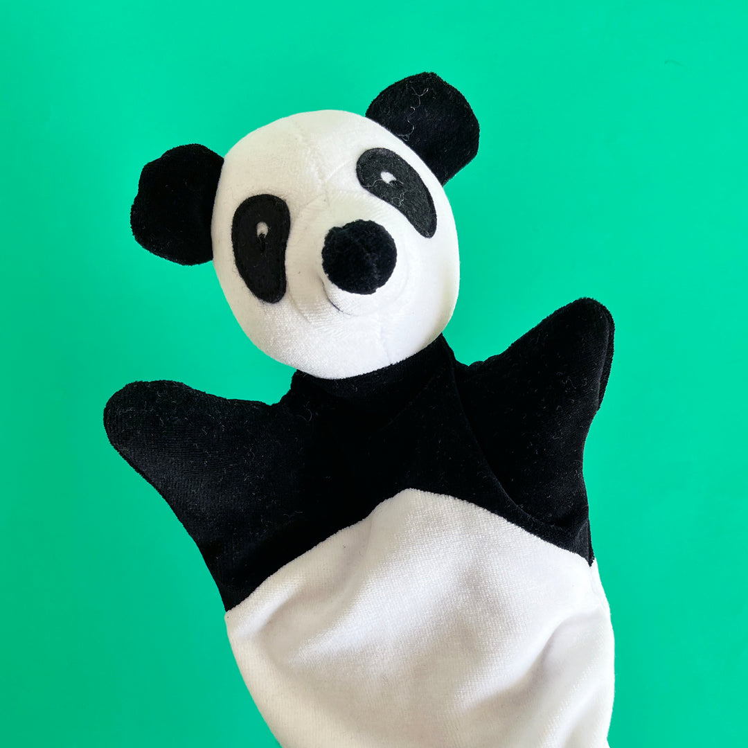 Panda Velour Hand Puppet