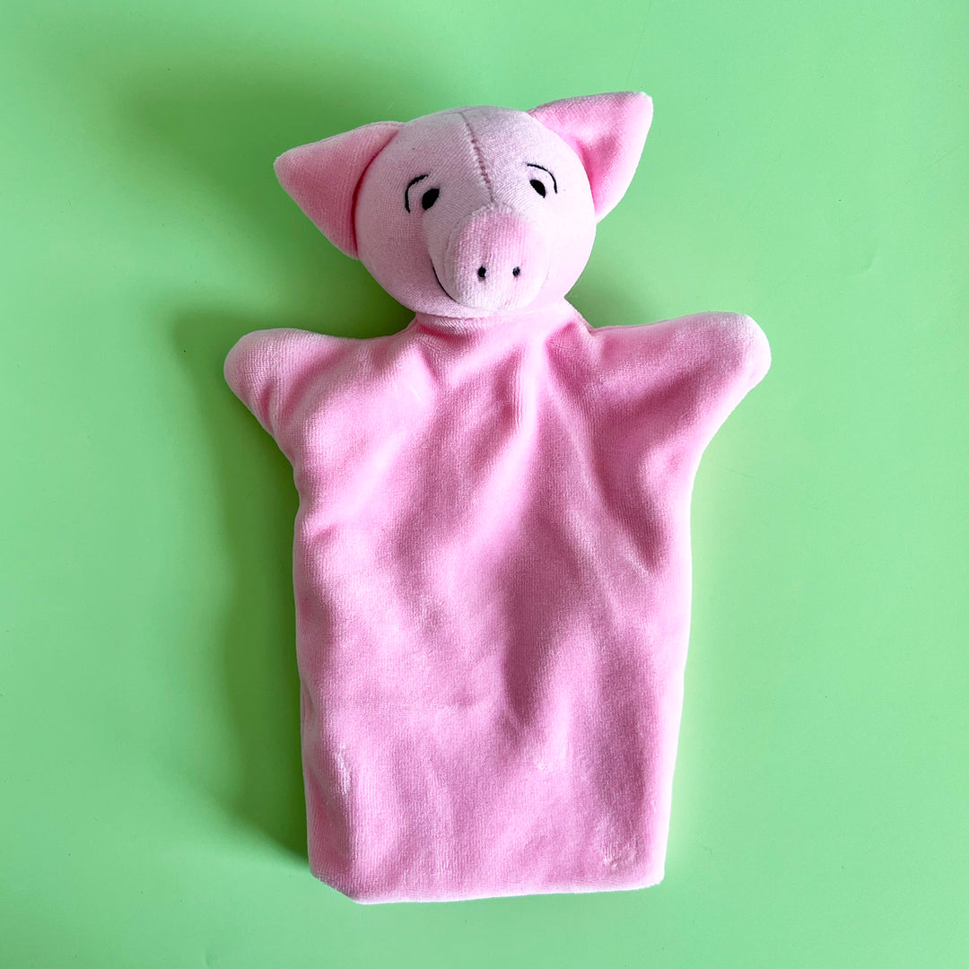 Pig Velour Hand Puppet