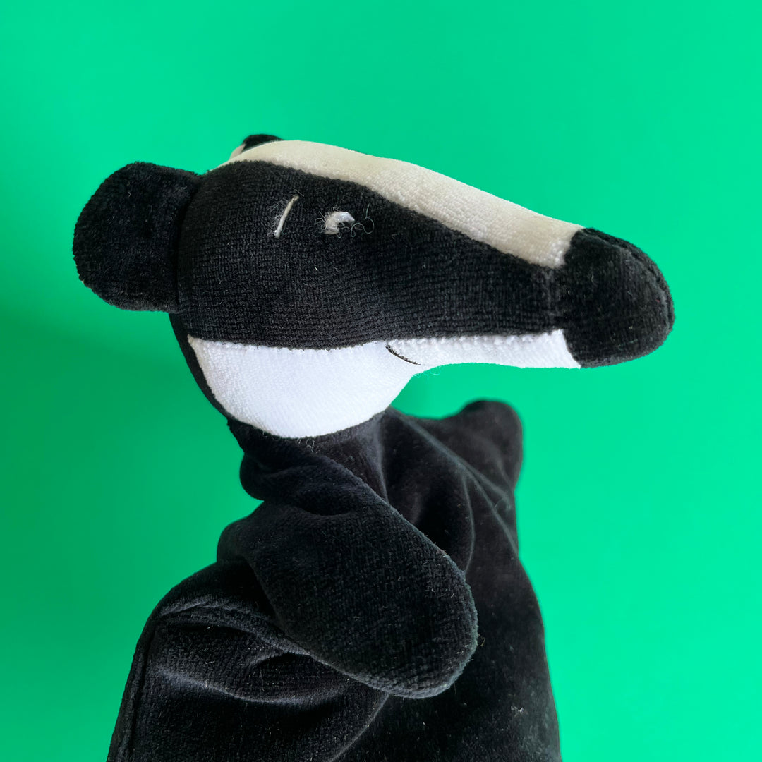 Badger Velour Hand Puppet