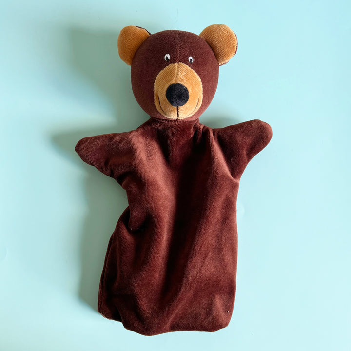 Brown Bear Velour Hand Puppet