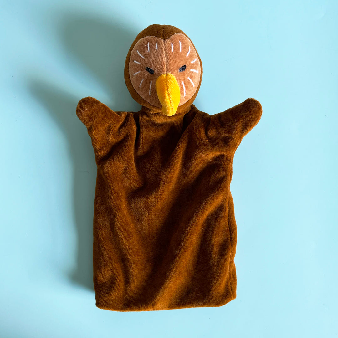 Owl Velour Hand Puppet
