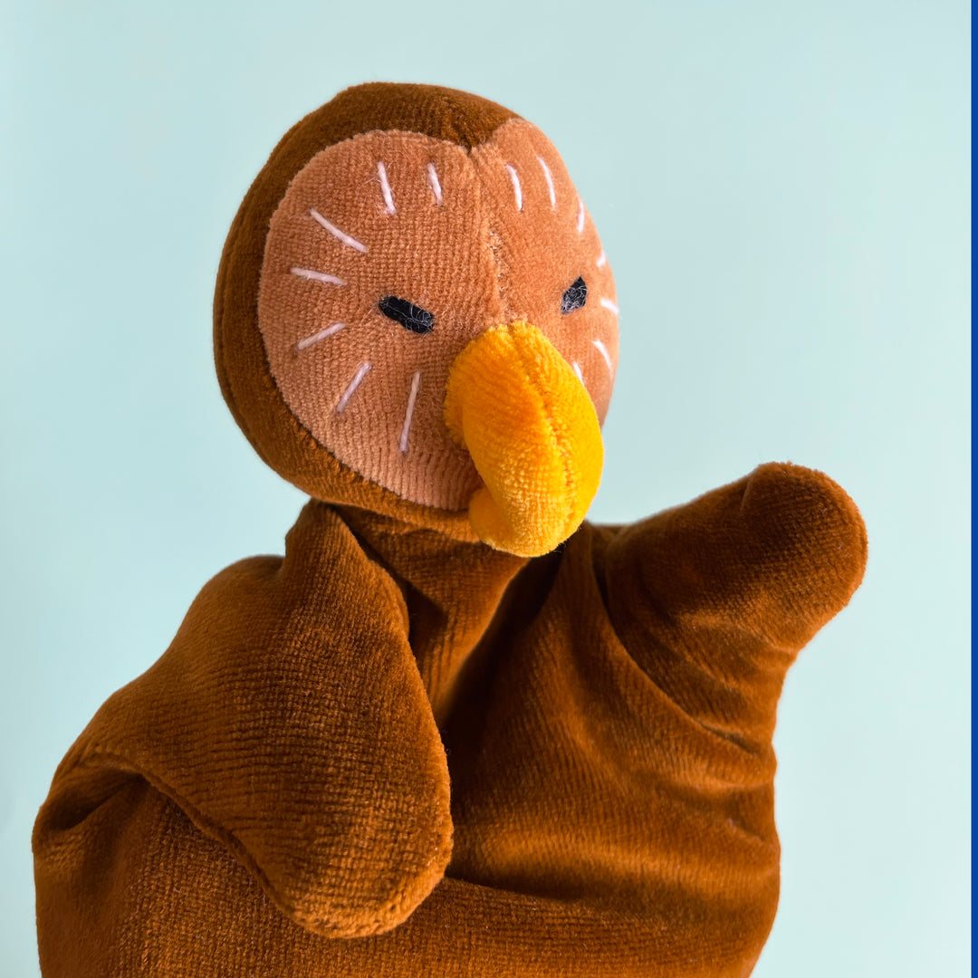 Owl Velour Hand Puppet