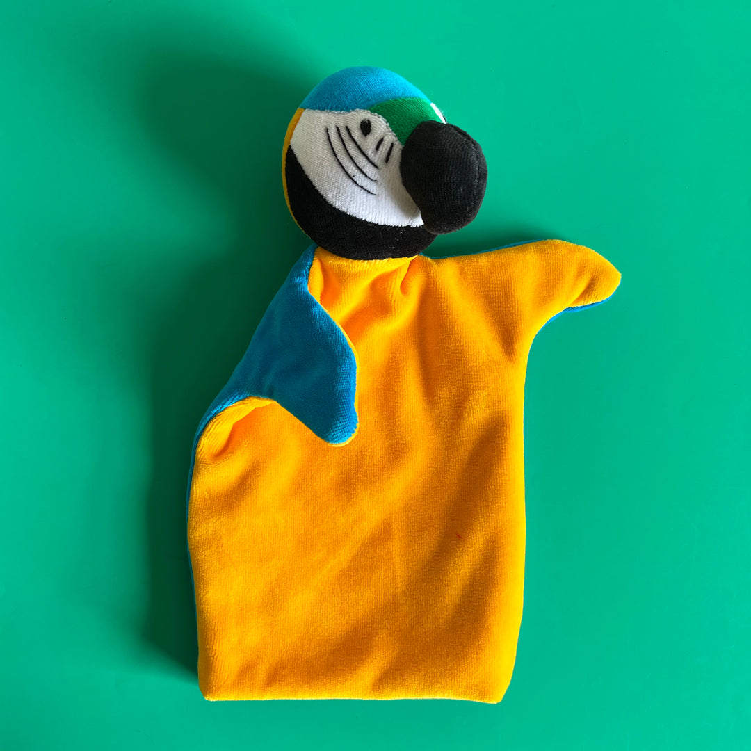 Parrot Velour Hand Puppet